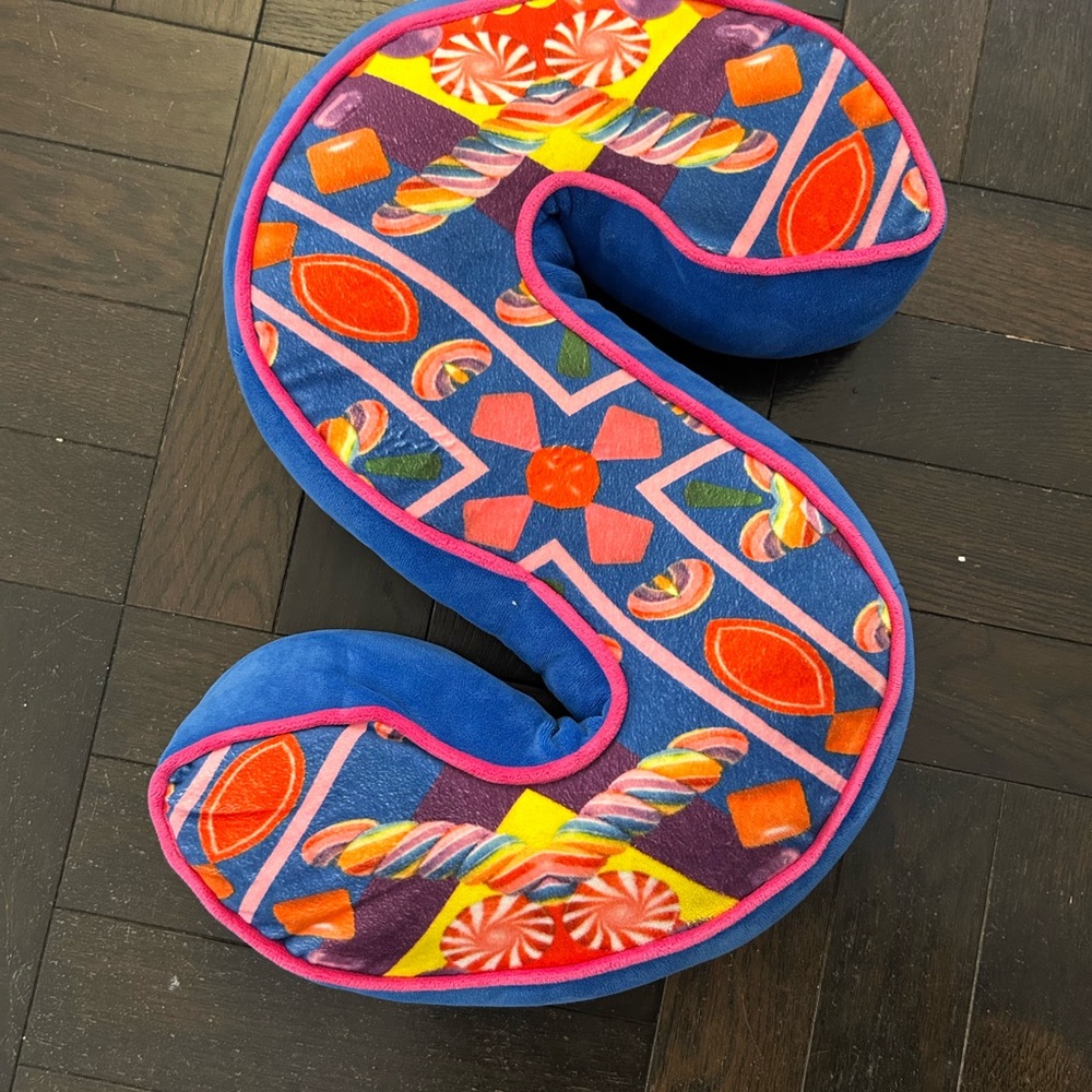 Colorful Candy Patterned Pillow